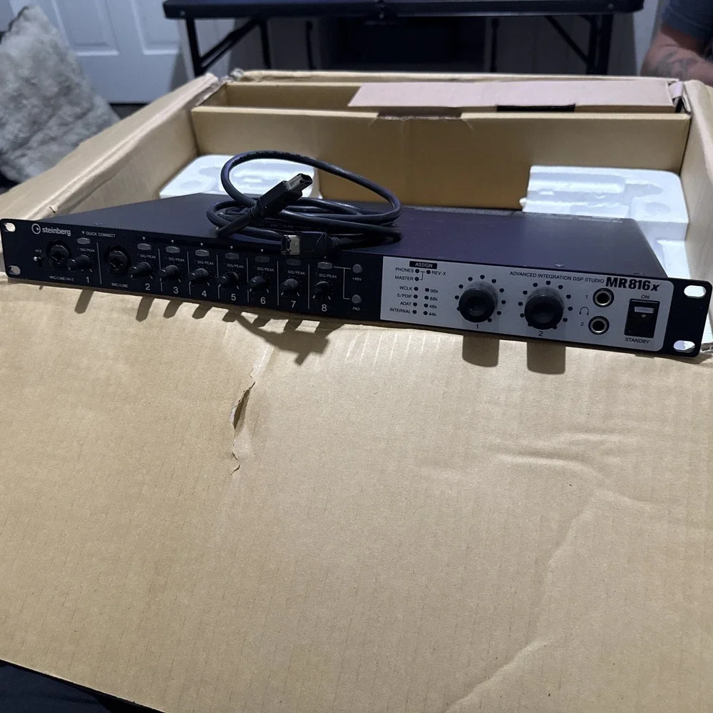 Steinberg MR816x Studio Audio Interface Advanced Integration Tested w/power cord